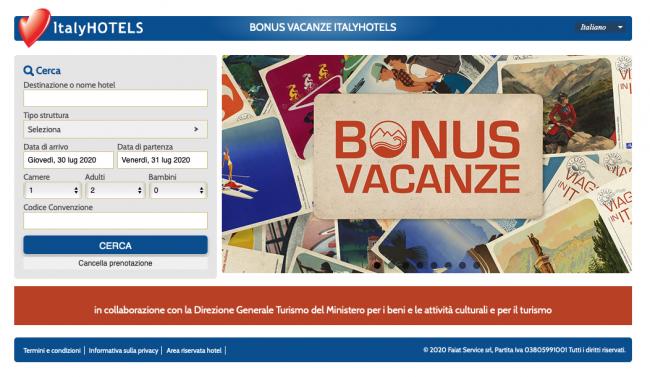 Sono più di 11 milioni gli italiani che intendono utilizzare il bonus vacanze