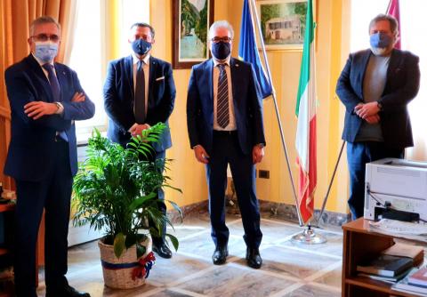 Confcommercio della provincia di Cuneo incontra il questore Nicola Parisi