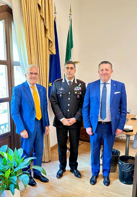 Confcommercio della provincia di Cuneo incontra il nuovo Comandante provinciale dei Carabinieri
