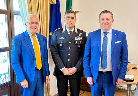 Confcommercio della provincia di Cuneo incontra il nuovo Comandante provinciale dei Carabinieri